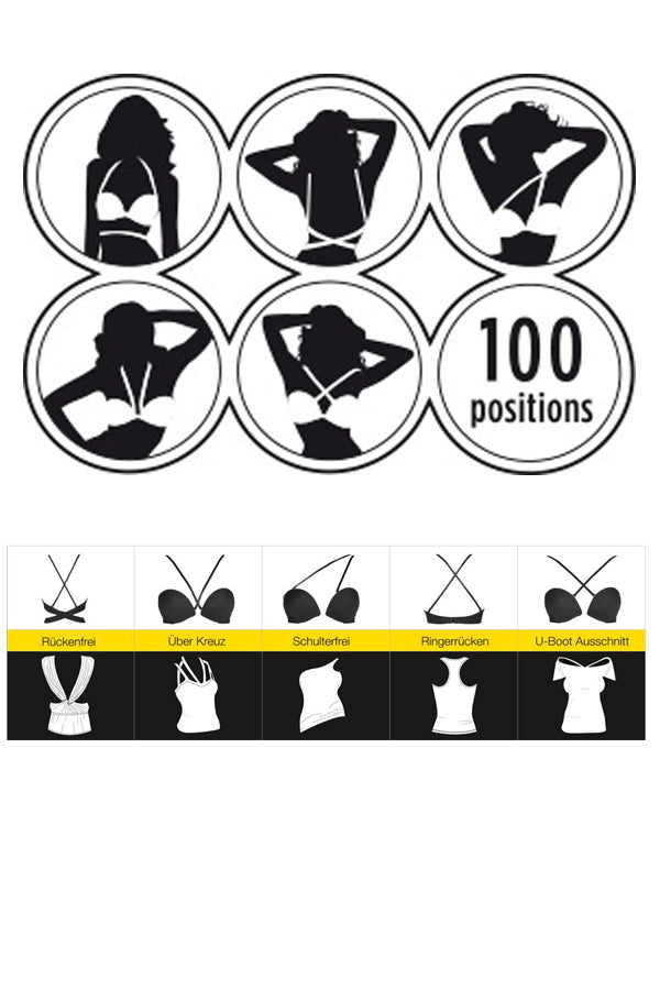 Бюстгальтер трансформер push-up 9243 black