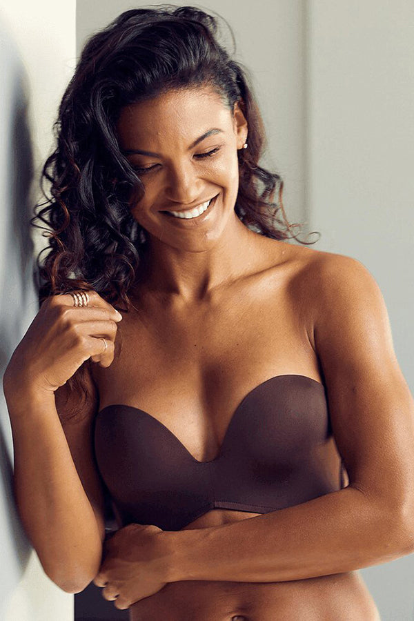 Бюстгальтер push up без бретелей W032D Ultimate Strapless deep mocha