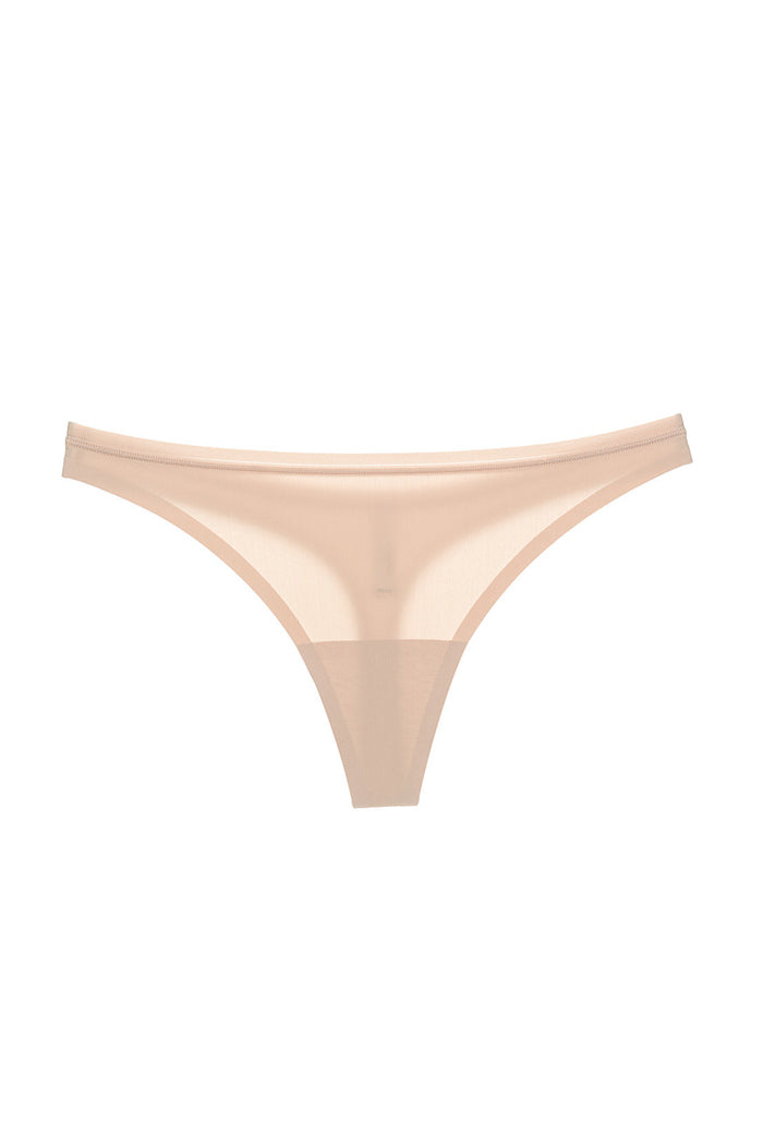 Трусики стринг с бесшовными краями W01P2 nude