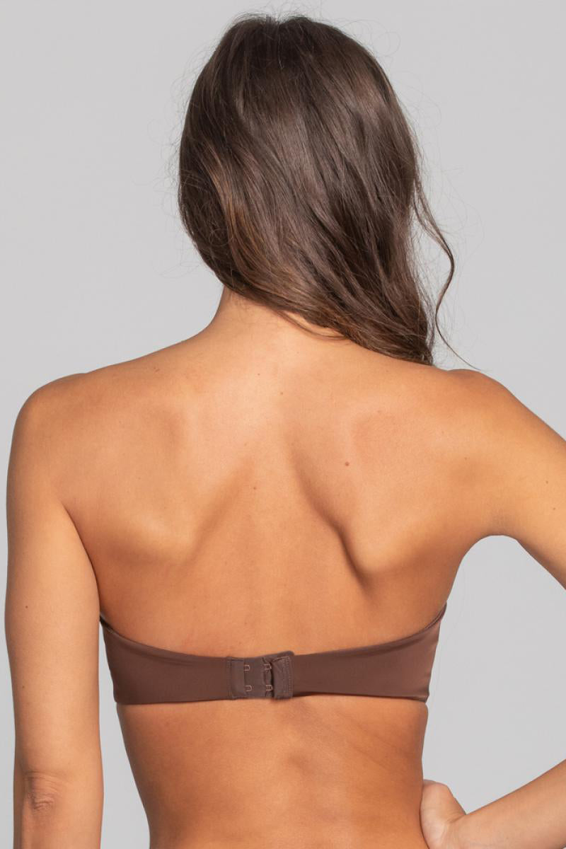 Бюстгальтер push up без бретелей W032D Ultimate Strapless deep mocha