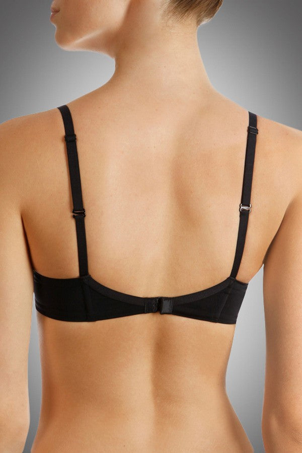 Формованный гладкий бюстгальтер push-up T-shirt black