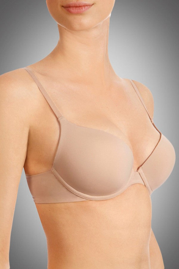 Формованный гладкий бюстгальтер push-up T-shirt nude