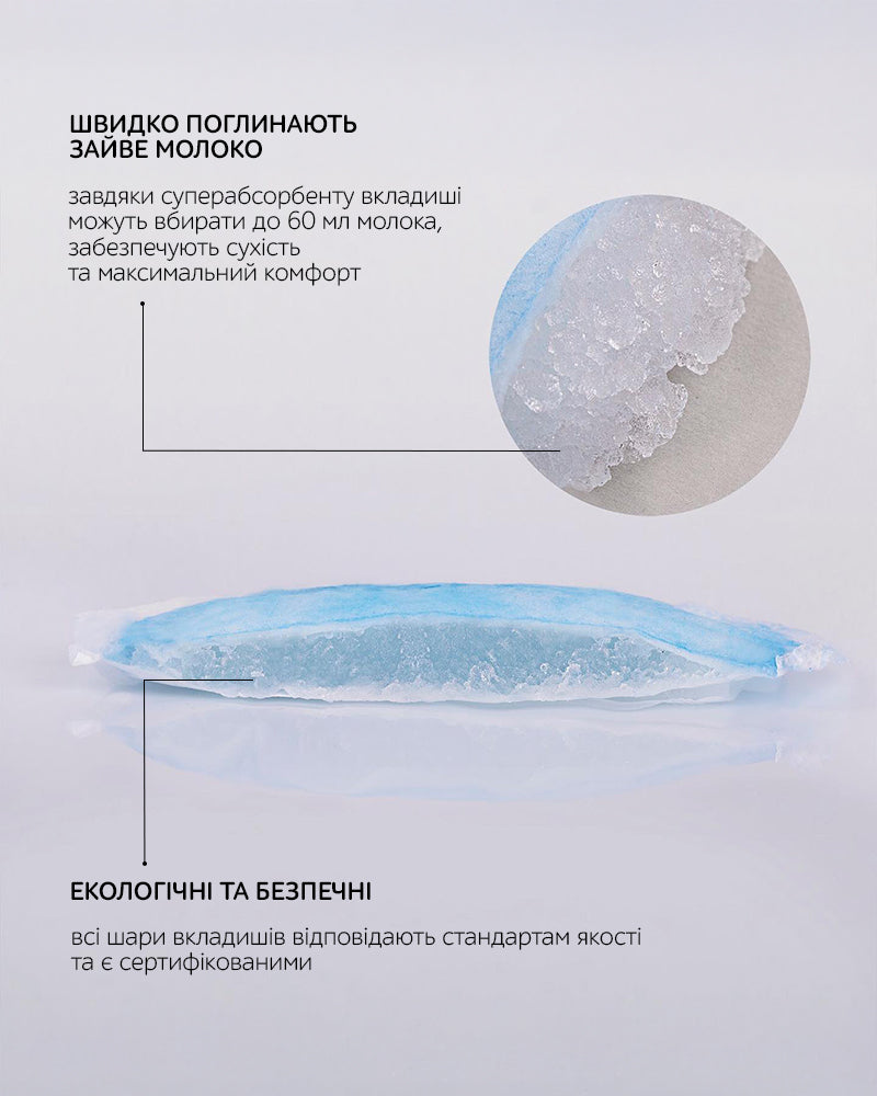 Вкладыши в бюстгальтер для кормящей мамы 1015 (30 шт.)