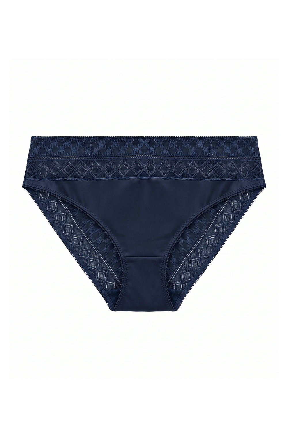 Кружевные трусики слип 2413/016 royal blue