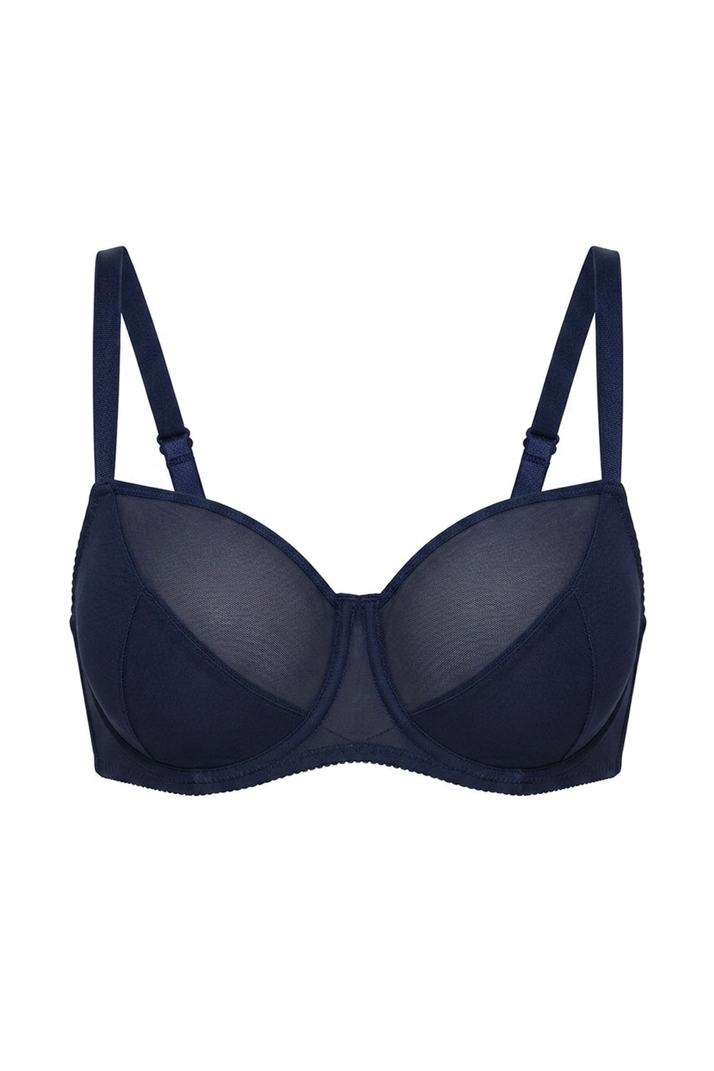 Мягкий бюстгальтер из микросетки 1511/603 royal blue