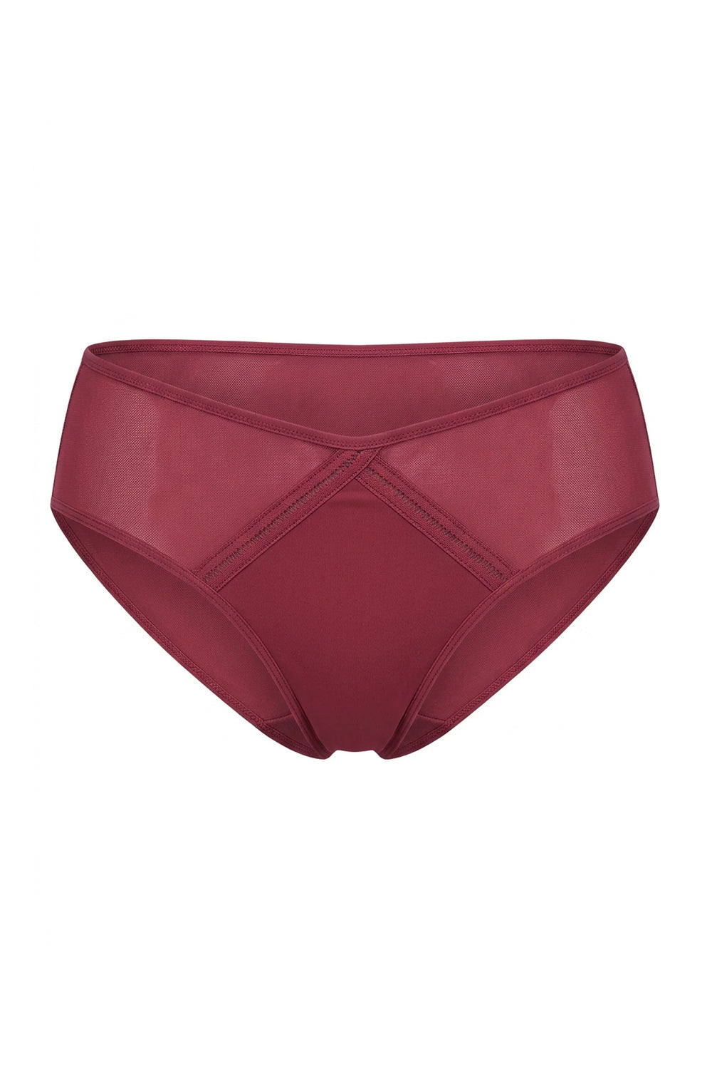 Трусики слип из микросетки 2405/603 marsala