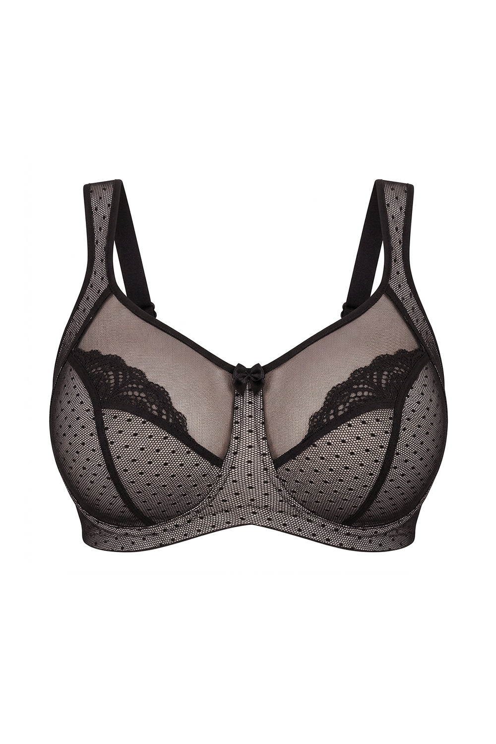 М'який бюстгальтер без кісточок 195-187 black/peony