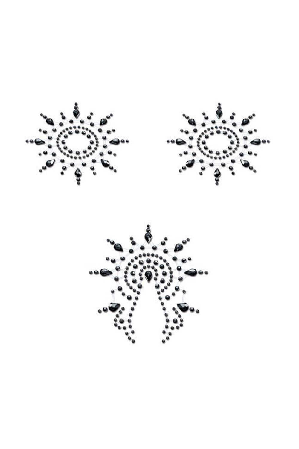 Набор кристаллов для груди и бикини Gloria set of 3