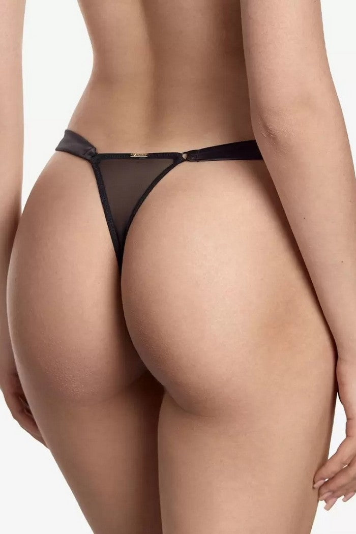 Трусики стринг из микросетки Эклипс С240 black