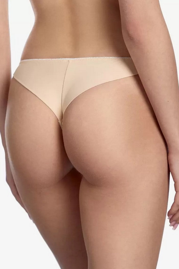 Трусики стринг із мікросіткою Етуаль С240 cream