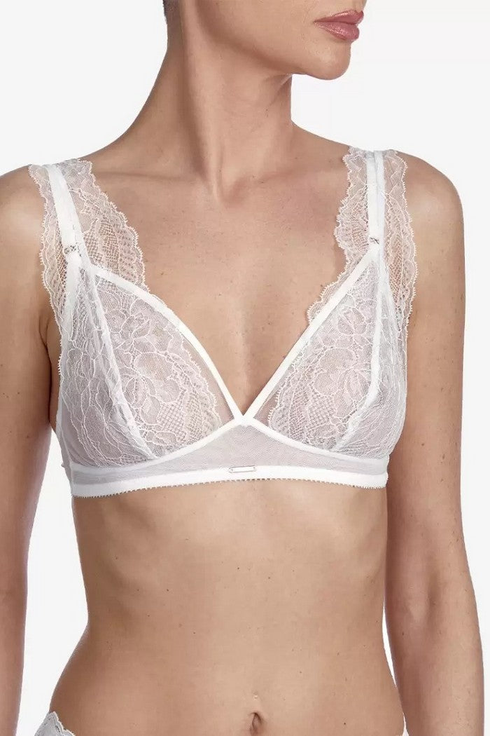 Мягкий бралет из кружева Гарнье БМ42 vanilla