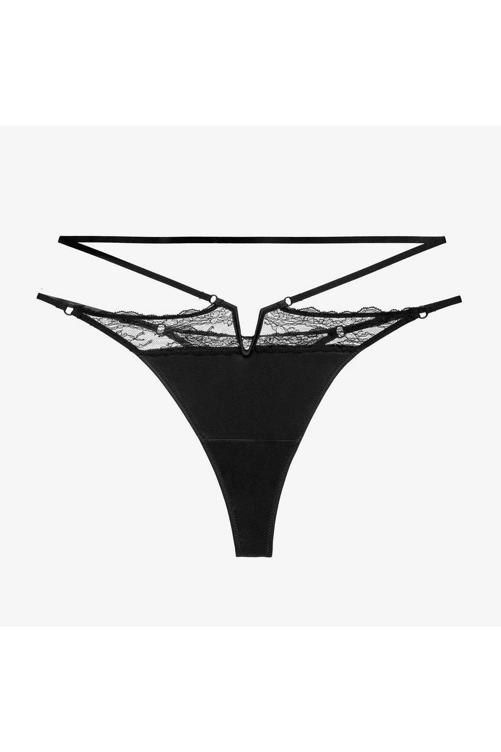 Трусики стринг с ремешками Хот Мун С240 black