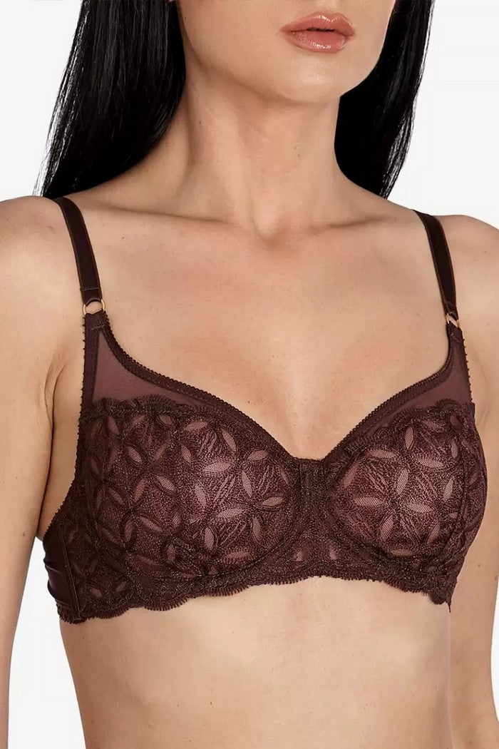 Бюстгальтер с косточками Корето БМ77 brown