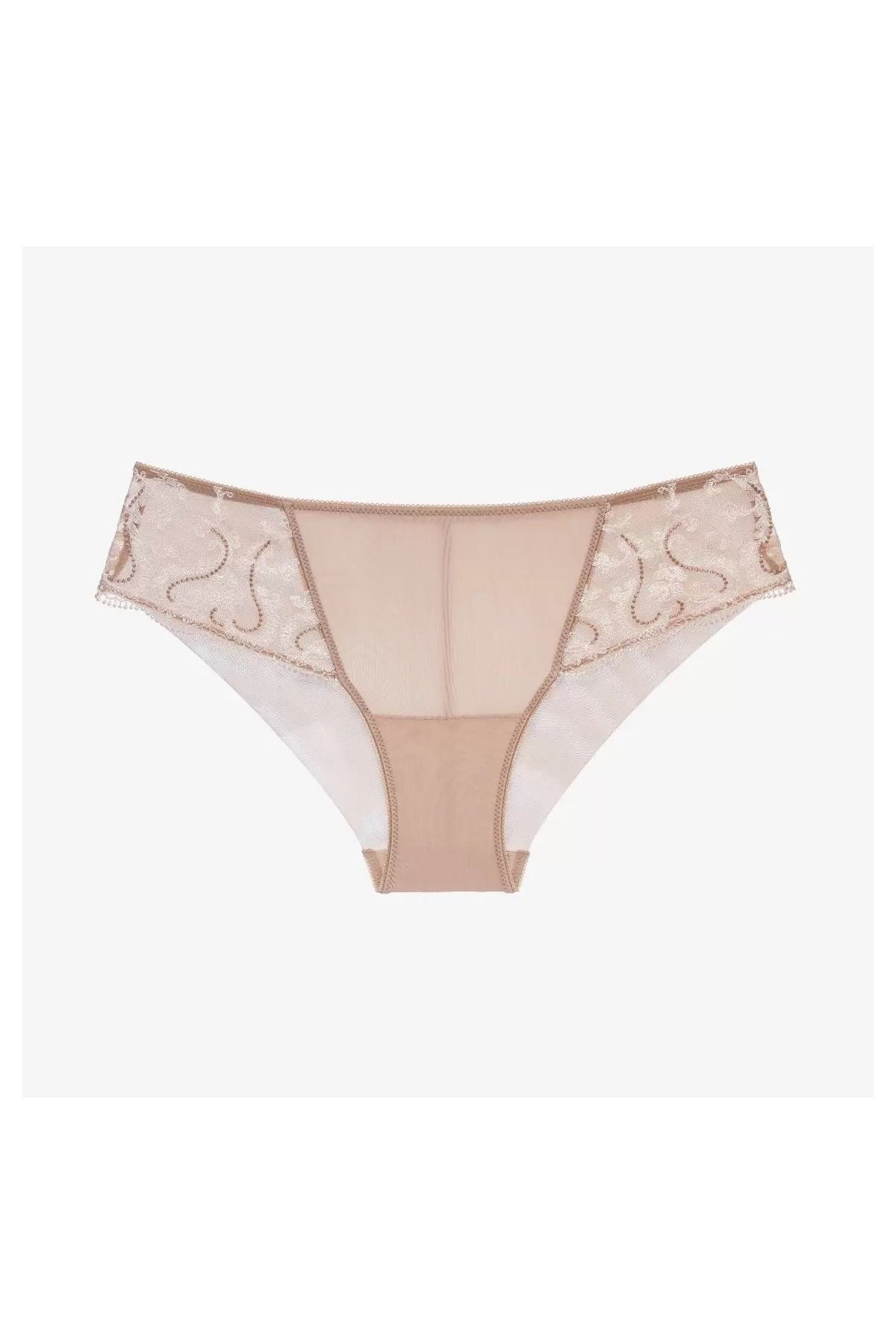 Трусики слип из микросетки Ла Фениче Т179 cappuccino