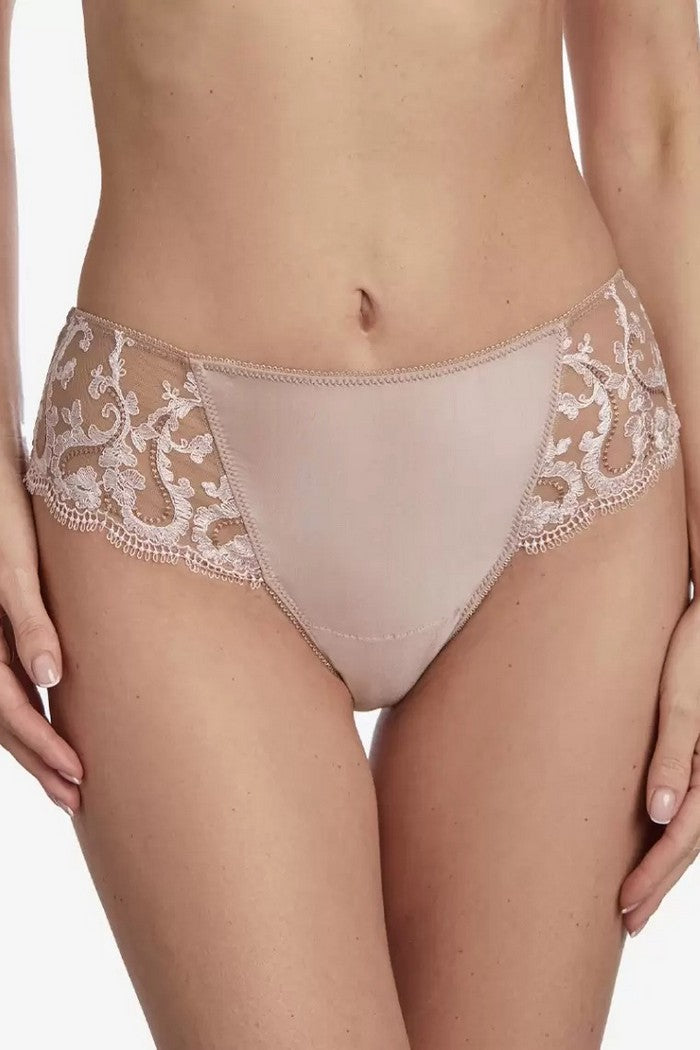 Трусики сліп із мікросітки Ла Феніче Т179 cappuccino