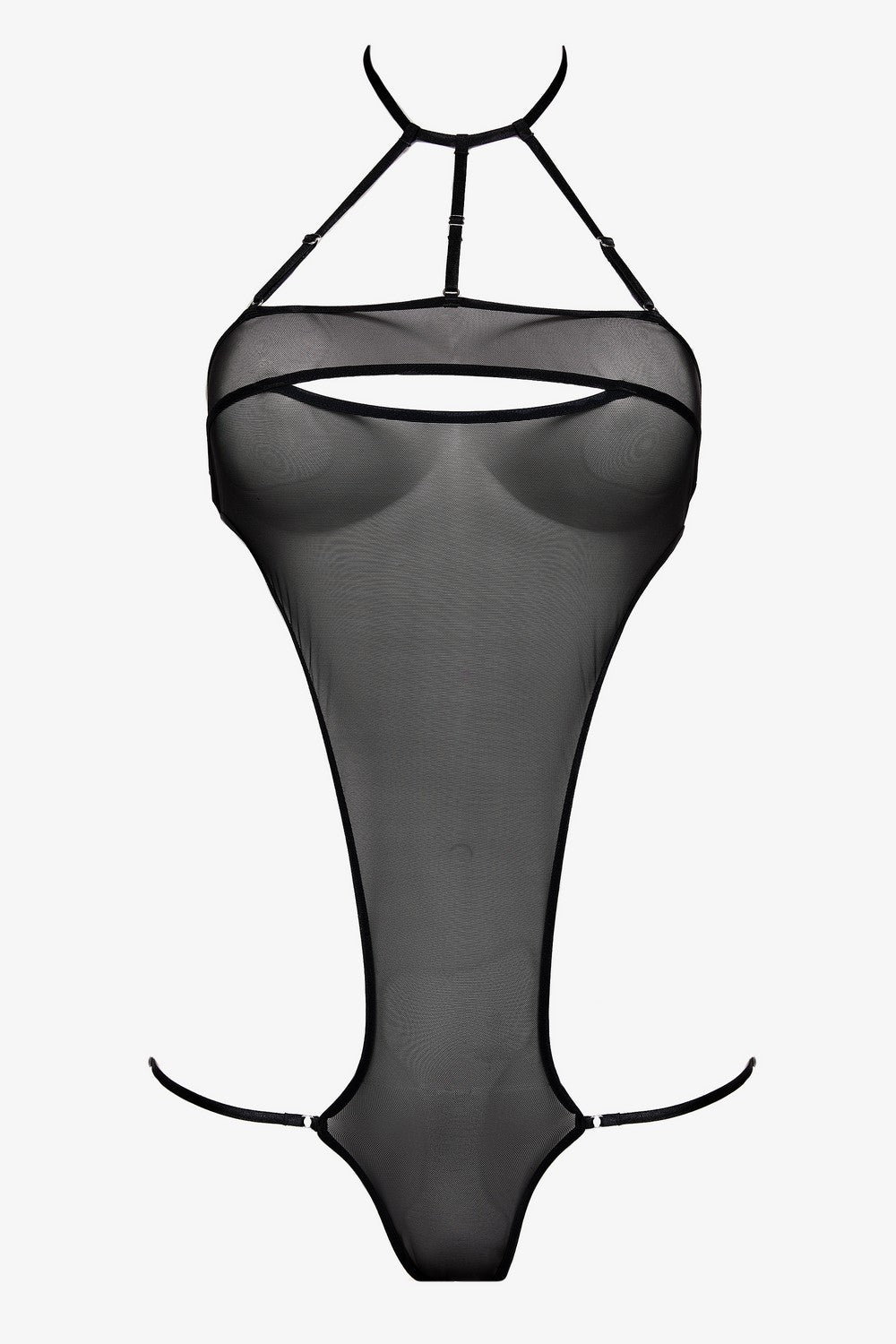 Боди с ремешками Лав Эссенс БД8 black