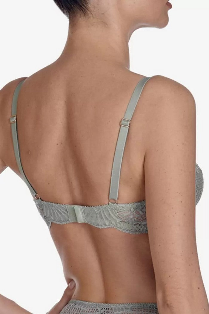 Бюстгальтер балконет на косточках Мадлен БМ7 olive