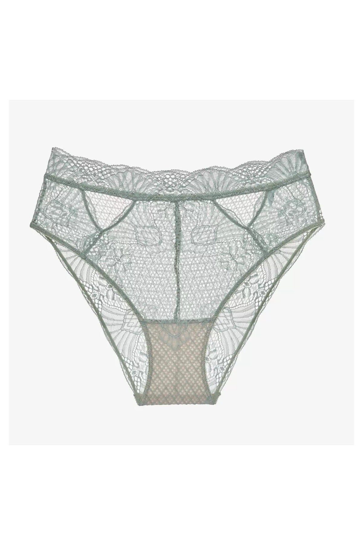 Высокие трусики слип Мадлен Т81 olive