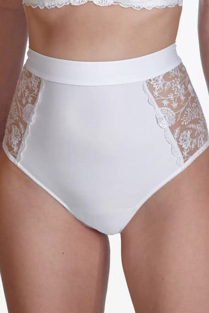 Высокие трусики слип Маршмелоу Т7 white