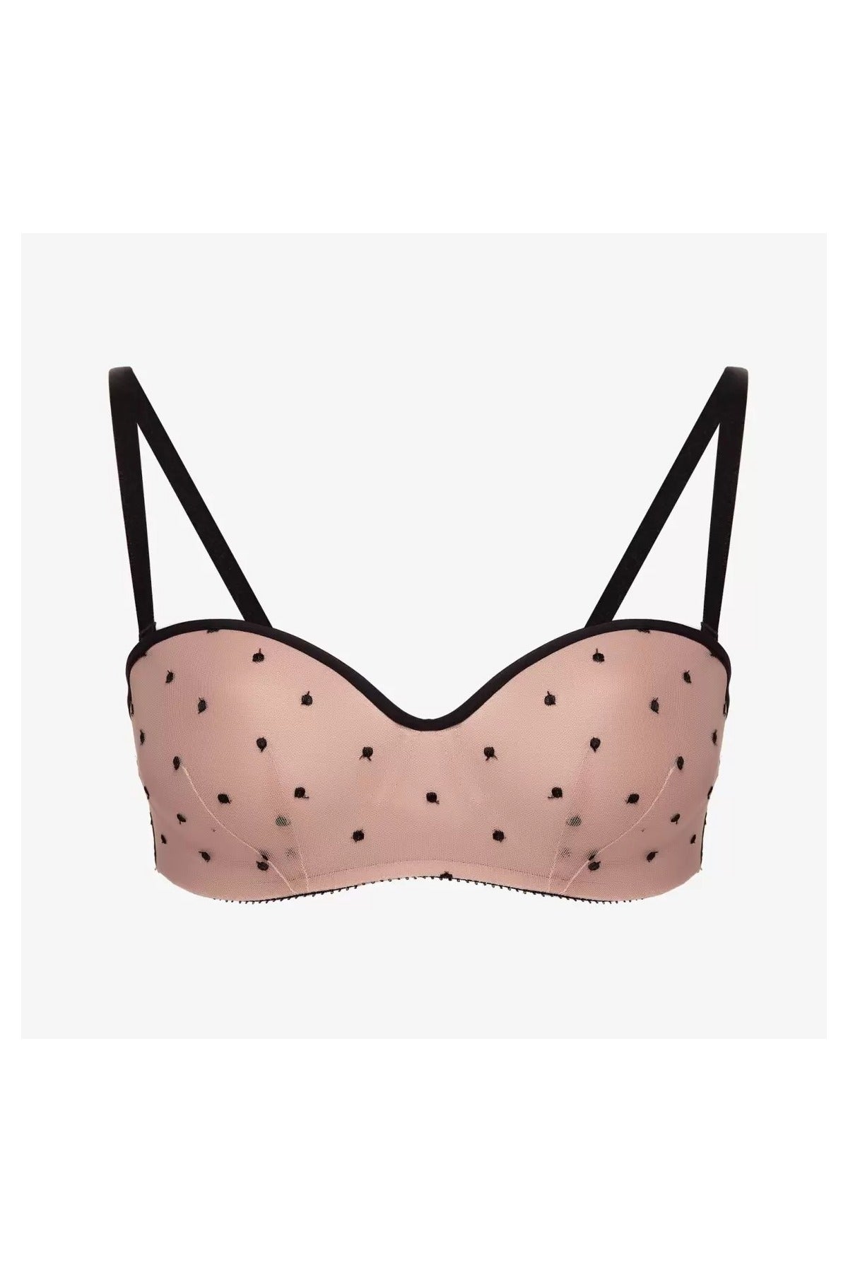 Бюстгальтер со съемными бретелями Мокачино БП23 beige/black