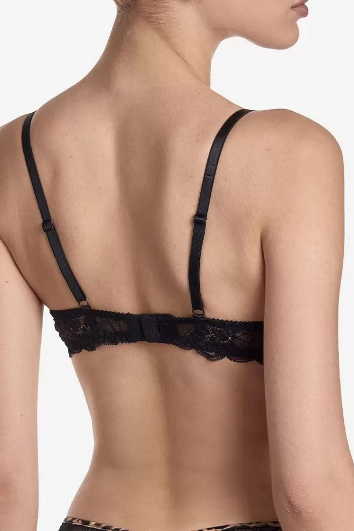 Бюстгальтер із мікросітки Міраж БМ10 brown/black