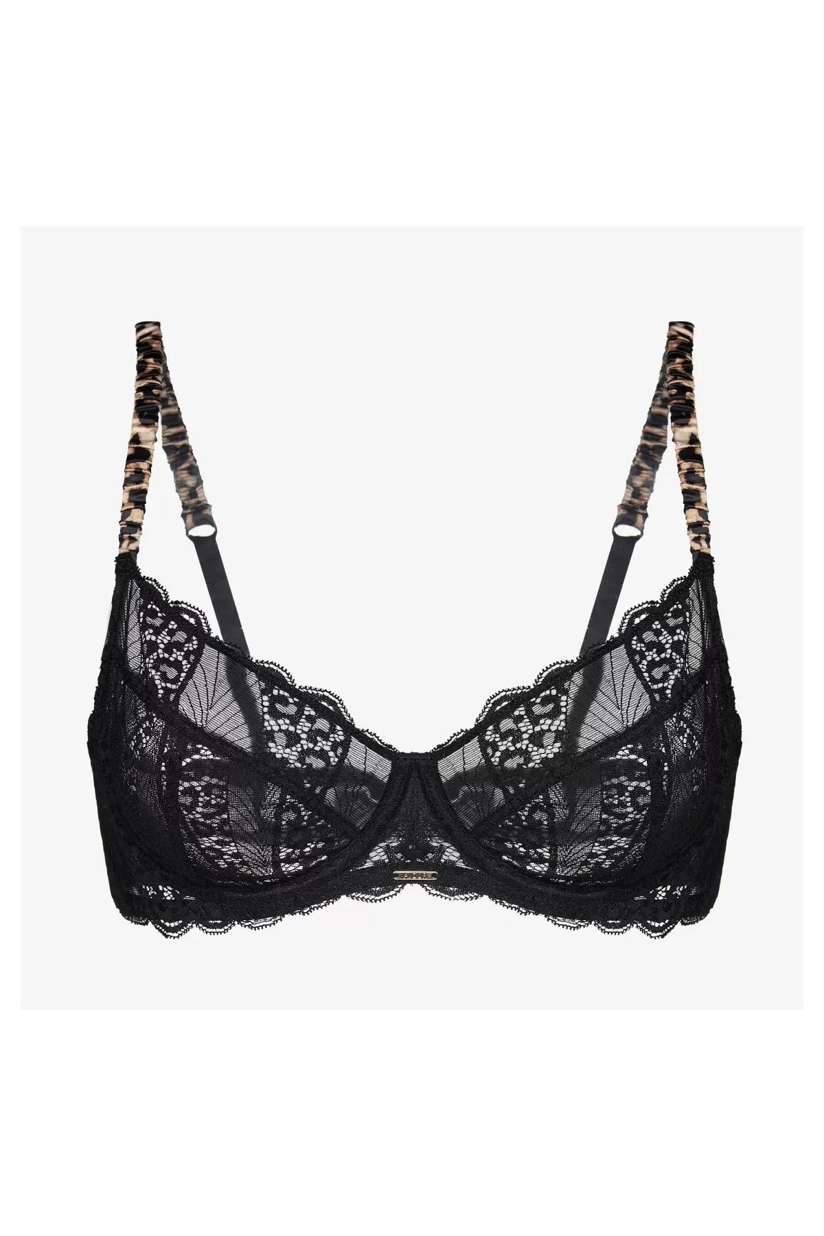 Мягкий бюстгальтер из кружева Мираж БМ11 brown/black