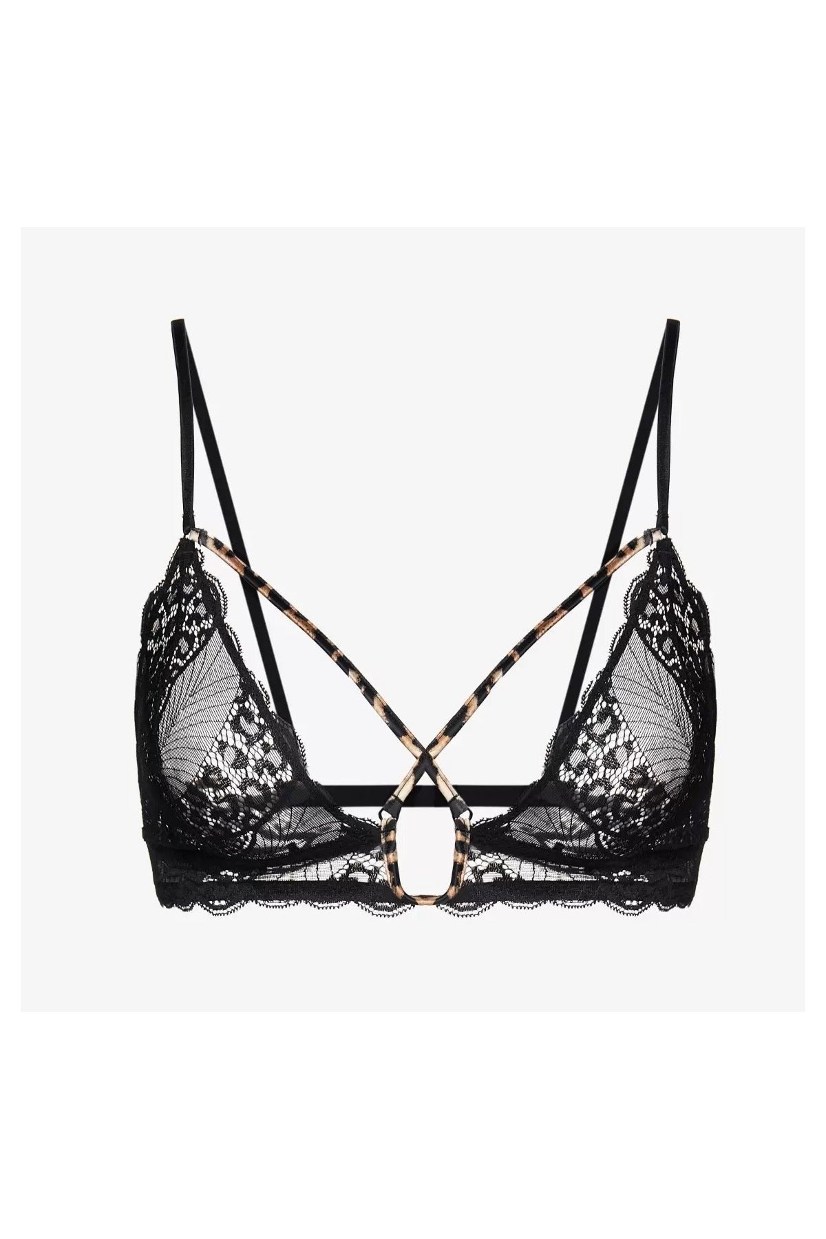 Бралет з ремінцями Міраж БМ4 brown/black