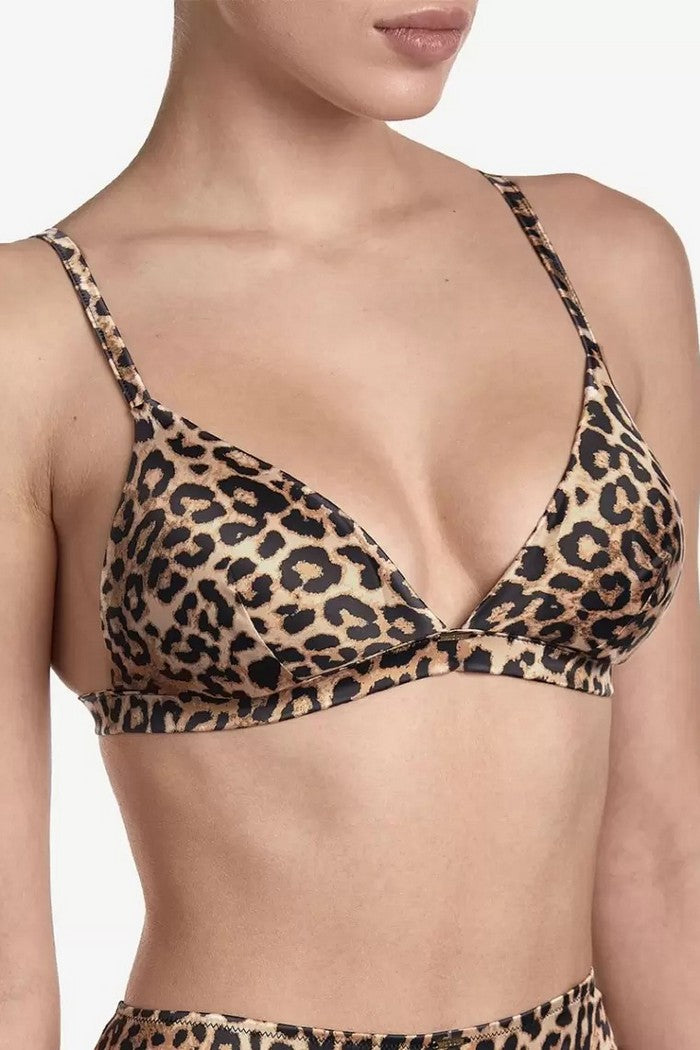 Бралет с анималистичным принтом Мираж БМ4а brown/black
