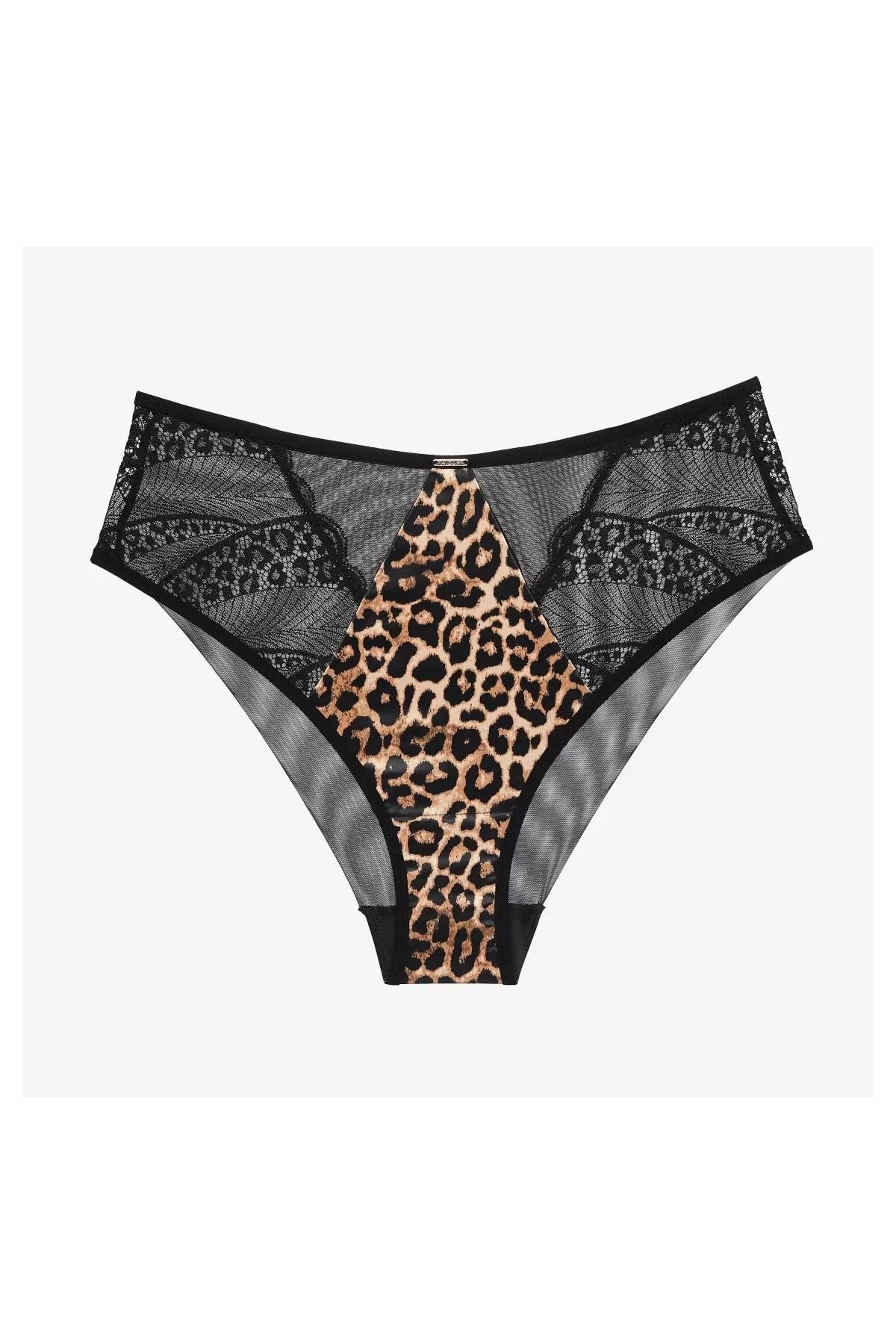 Трусики сліп із мікросітки Міраж Т87 brown/black