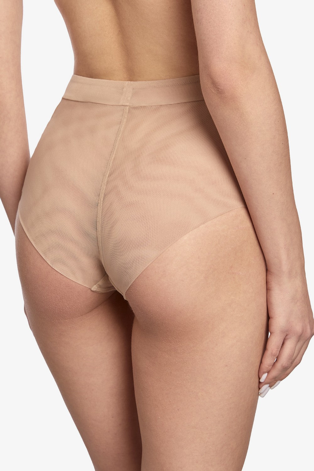 Високі трусики сліпи Мунлайт Т7 cappuccino