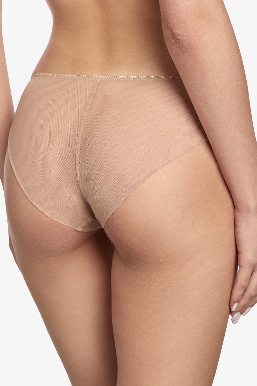 Трусики слип из микросетки Мунлайт Т88 cappuccino