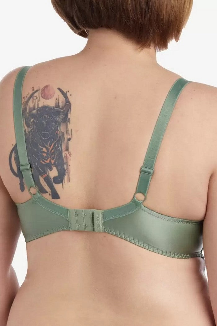 Мягкий бюстгальтер на косточках Нувель БМ18 olive