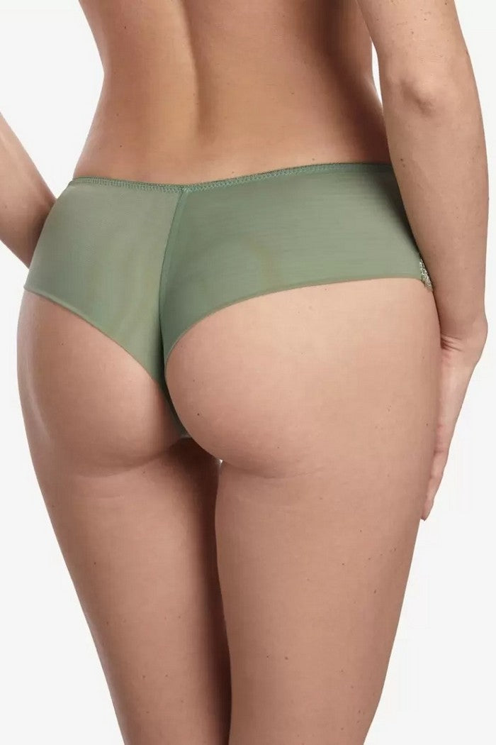 Трусики бразиліана з мереживом Нувель С179 olive