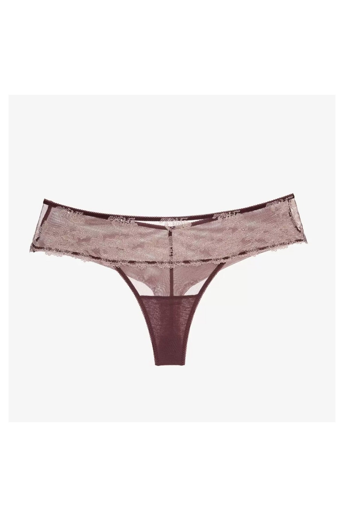 Трусики бразилиана из микросетки Плейзо С170 mocha