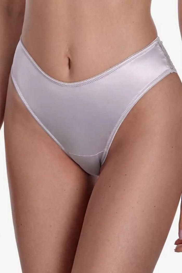 Трусики слип с кружевом Пралине Т15 ice gray