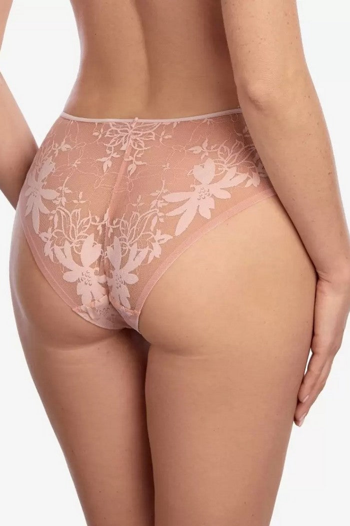 Мереживні трусики сліпи Савой Т85 powder