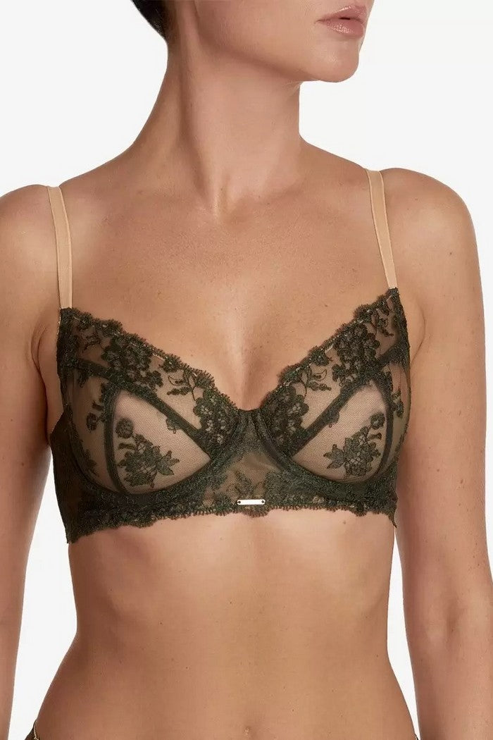 М'який бюстгальтер із мікросітки Сібелес БМ11 khaki