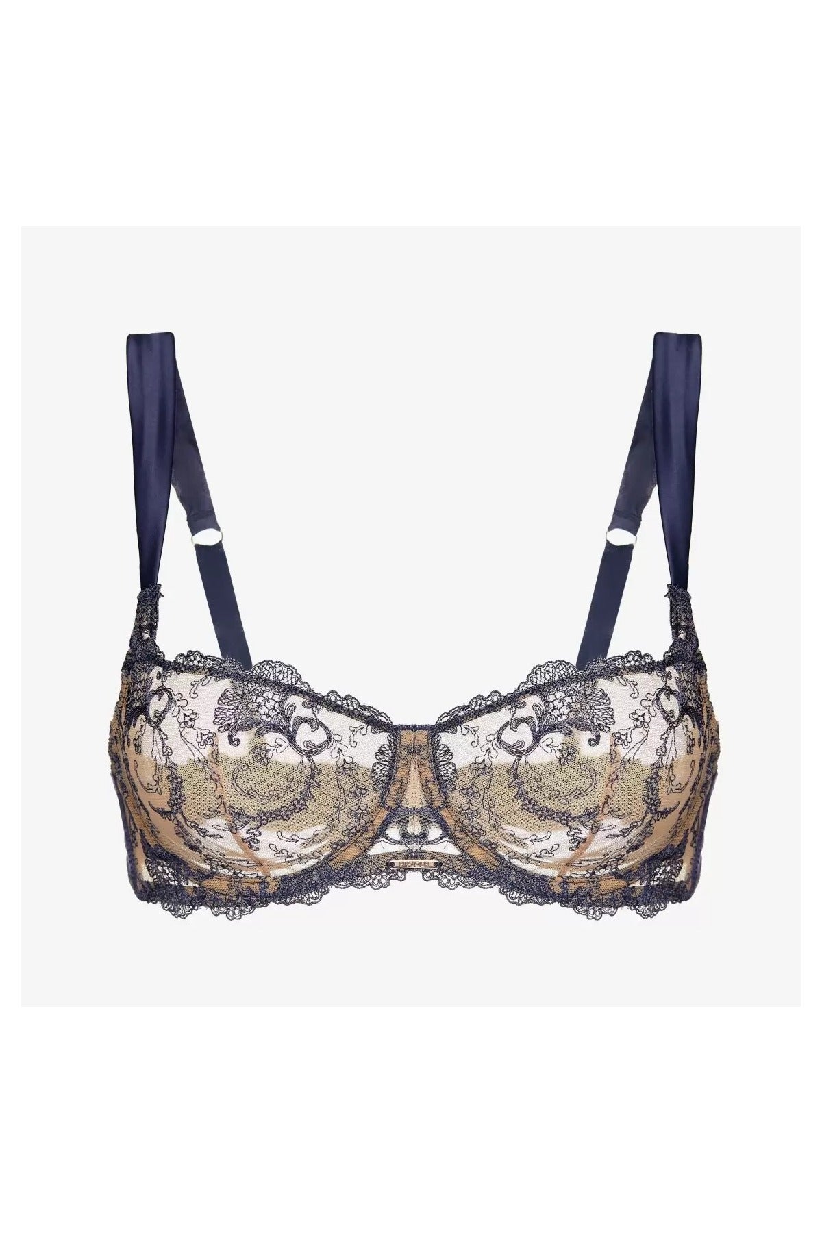 Бюстгальтер балконет на косточках Селестил БМ7 indigo