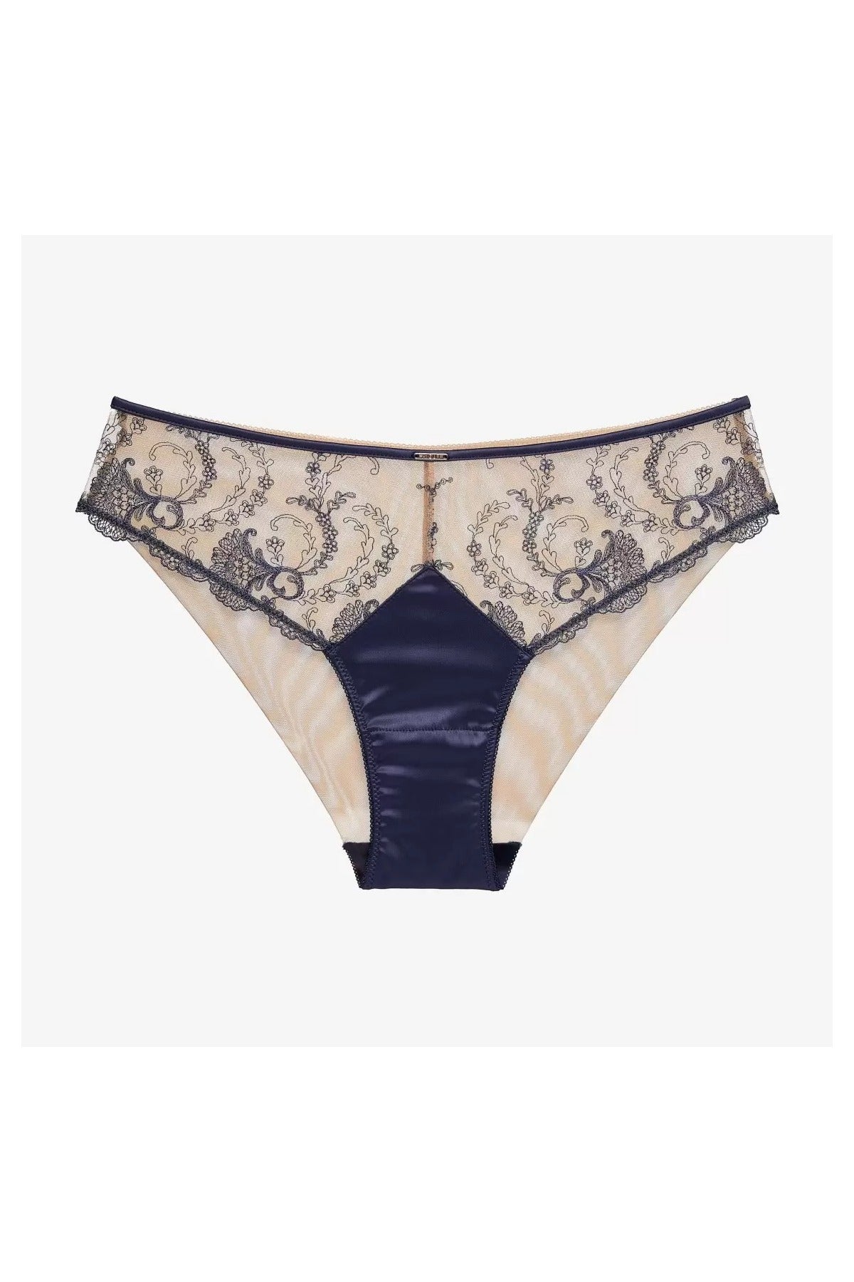 Трусики слип из микросетки Селестил Т15 indigo