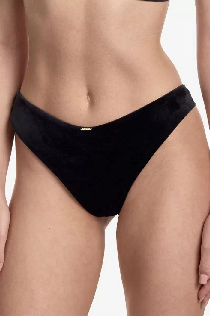 Трусики стринг из бархата Шейд С15 black
