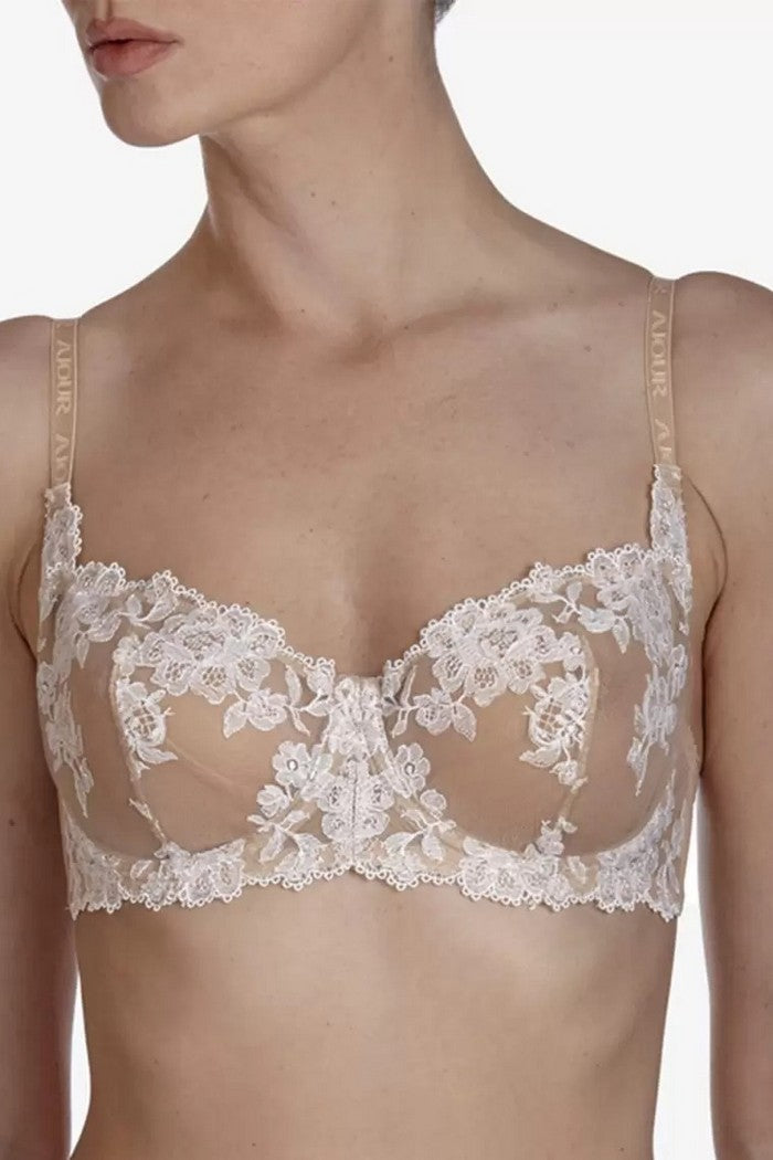 Мягкий бюстгальтер из микросетки Тирамису БМ7 beige/vanilla