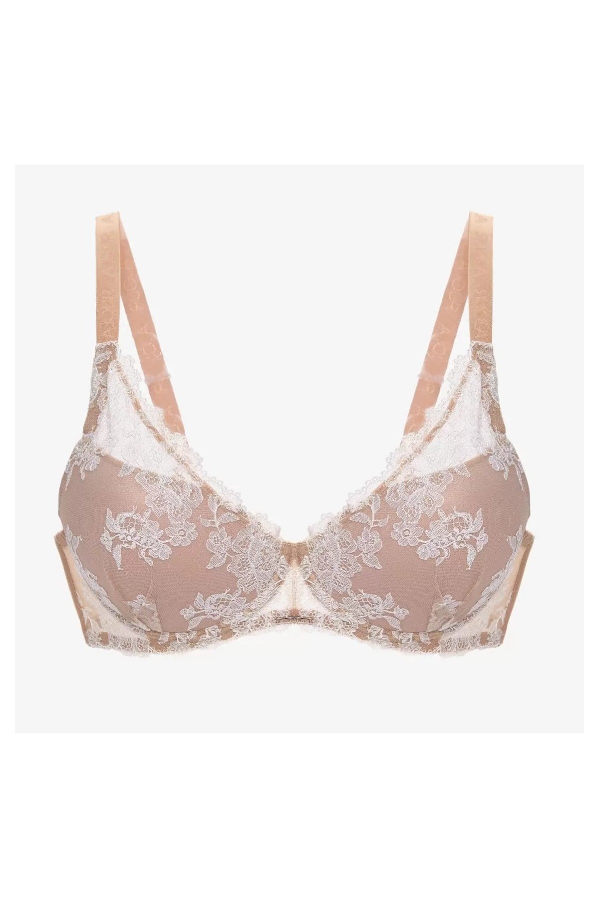 Кружевной бюстгальтер пуш-ап Тирамису БП68 beige/vanilla