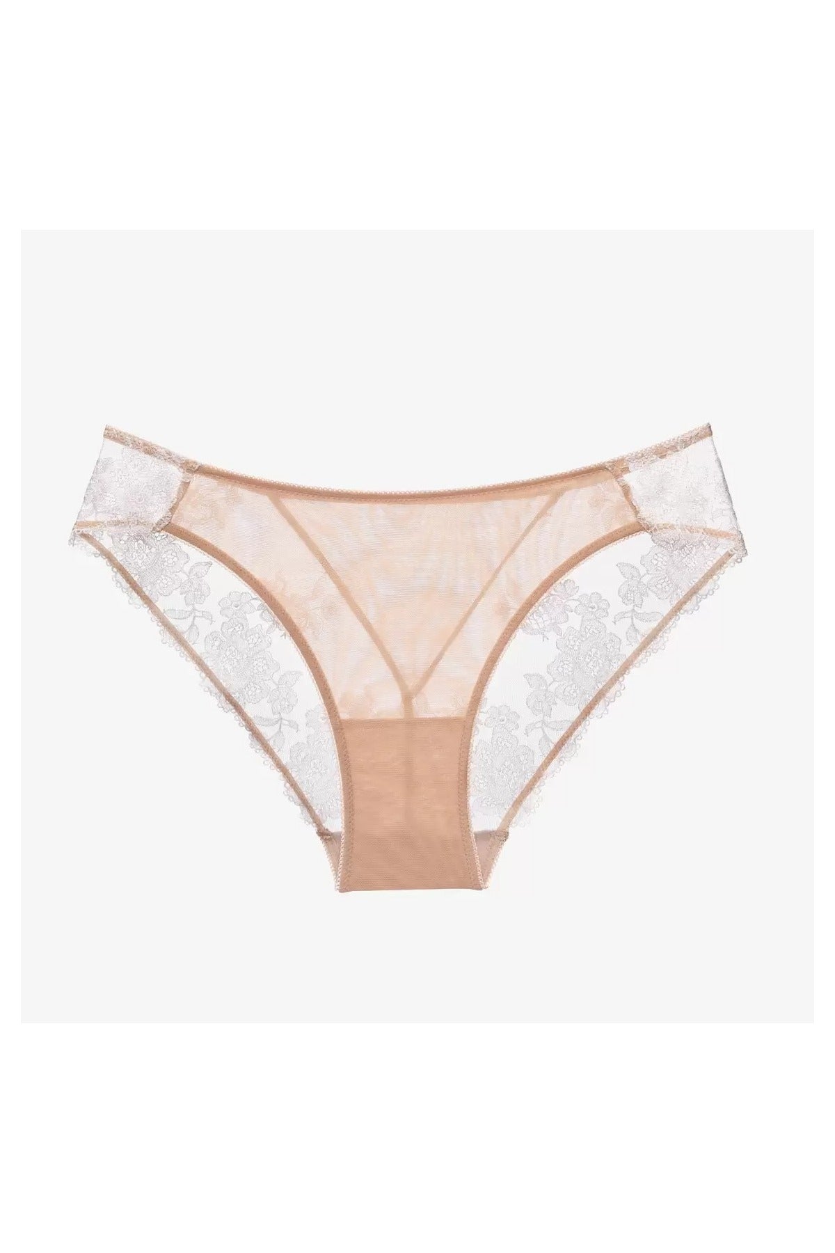 Трусики слип из микросетки Тирамису Т15 beige/vanilla