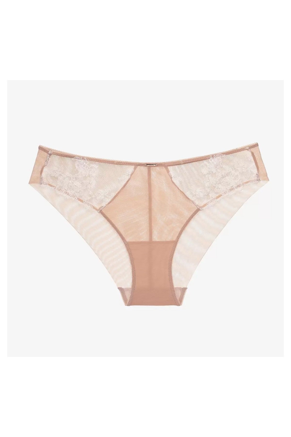 Трусики слип с кружевом Тирамису Т52 beige/vanilla