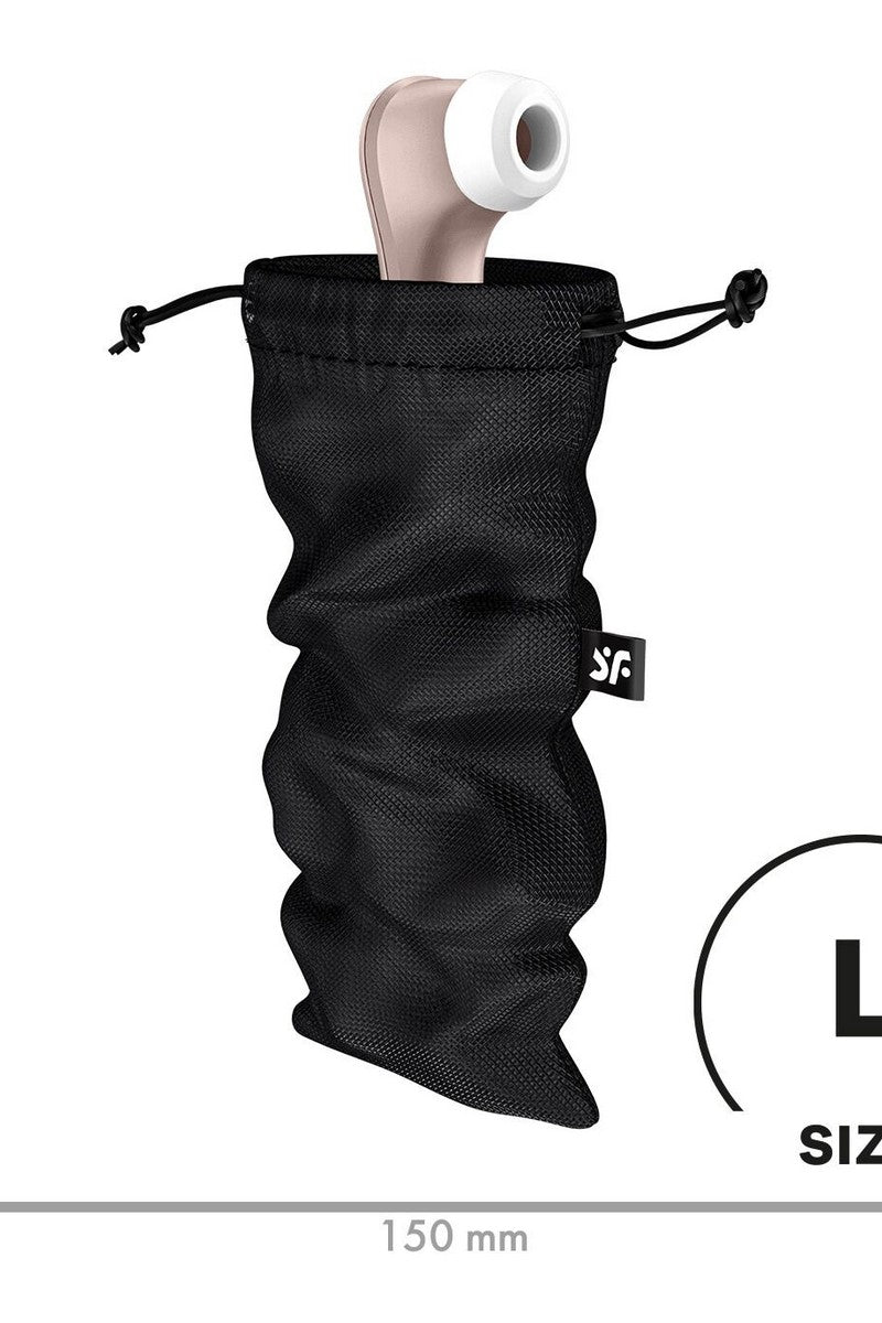 Мішечок для секс-іграшок Treasure Bag L black Satisfyer