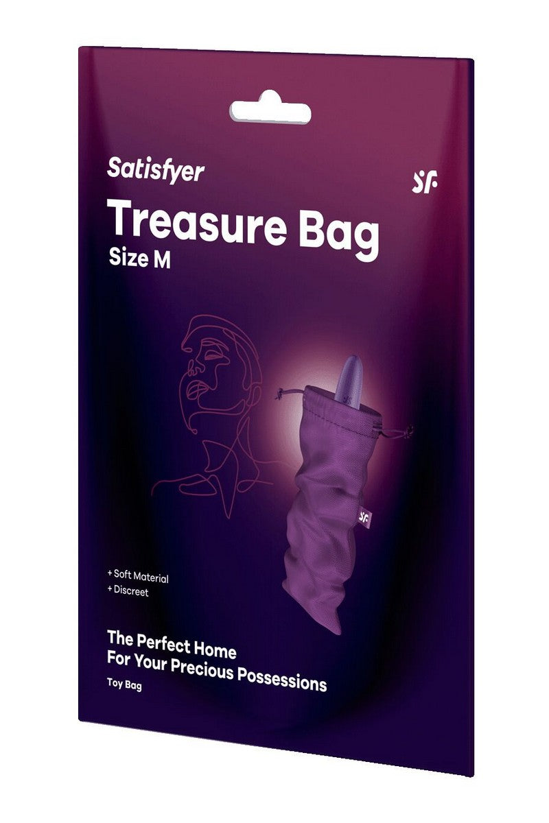 Мішечок для секс-іграшок Treasure Bag M violet Satisfyer