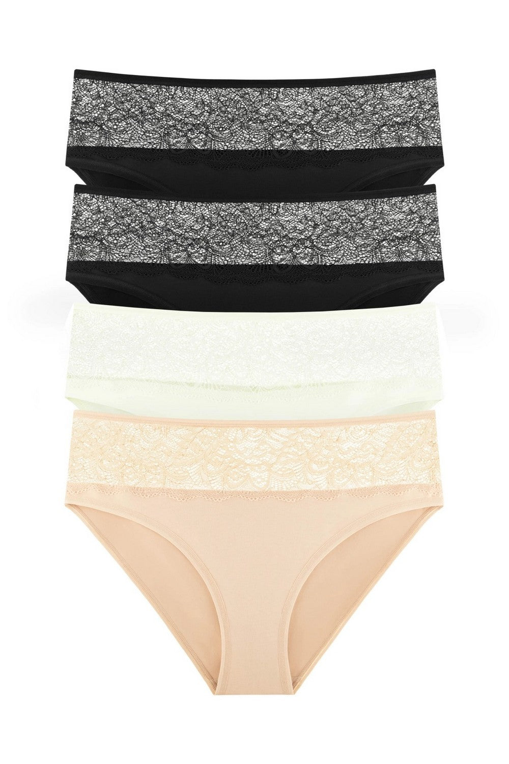 Трусики слип из хлопка 2001-31 (4 шт.) 01/01/03/04