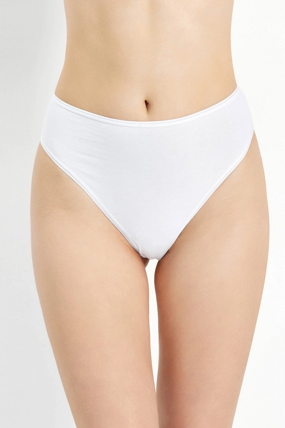 Высокие трусики бразилиана 2004-32 white
