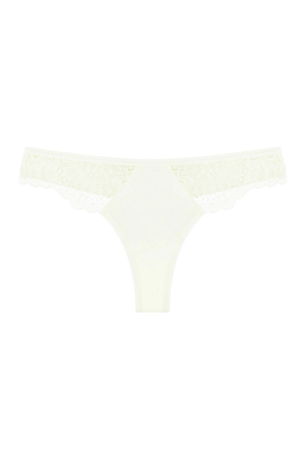 Трусики стринг с кружевом 2069-12 champagne