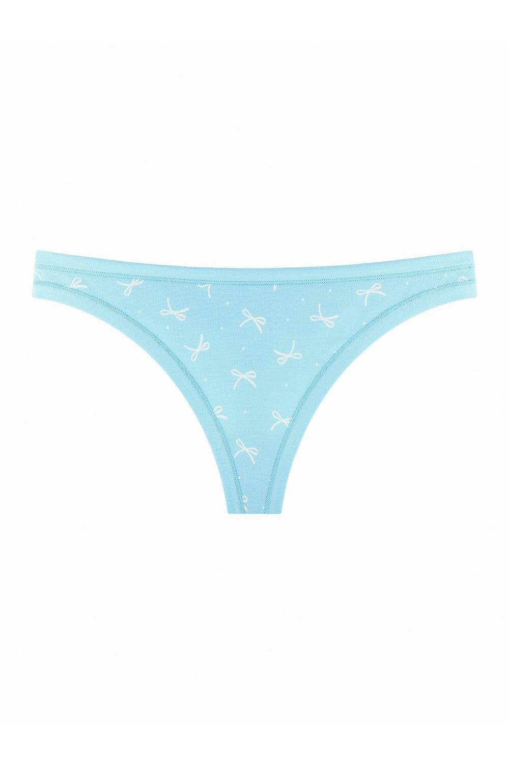 Трусики стринг с принтом 2202-12/320 blue